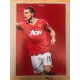 Signed picture of Manchester United footballer Nemanja Vidic.